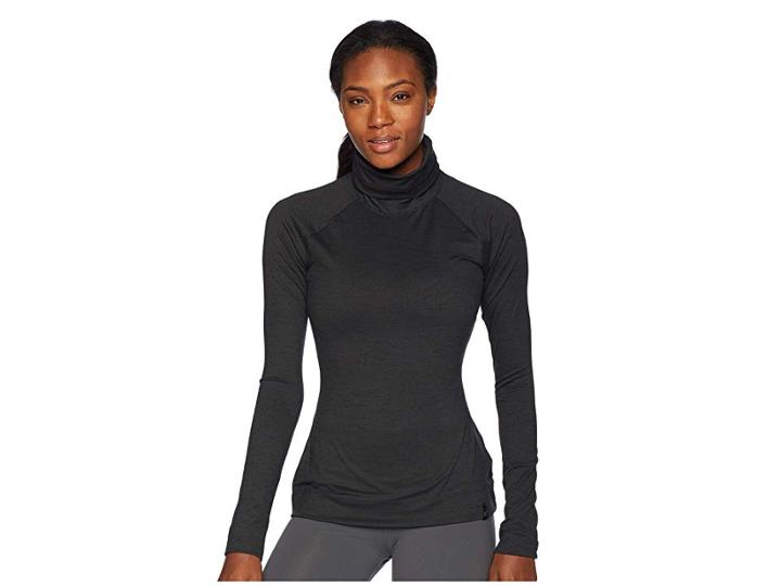 Spyder Echo Turtleneck Top (black/black) Women's Long Sleeve Pullover