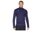 Brooks Usa Games Event Dash 1/2 Zip (heather Navy) Men's Clothing