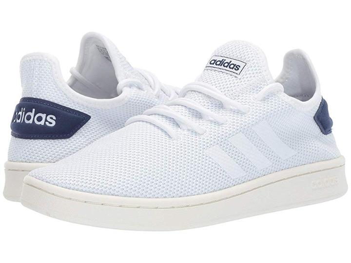 Adidas Court Adapt (footwear White/footwear White/dark Blue) Men's Shoes