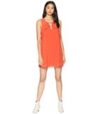 Bcbgeneration Front Cut Out Ruffle Dress (saffron) Women's Dress