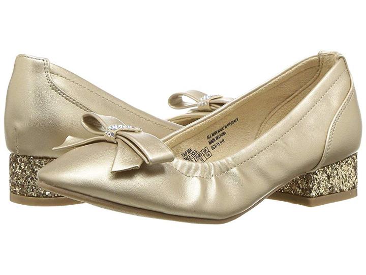 Kenneth Cole Reaction Kids Tap Mia (little Kid/big Kid) (gold Metallic) Girl's Shoes