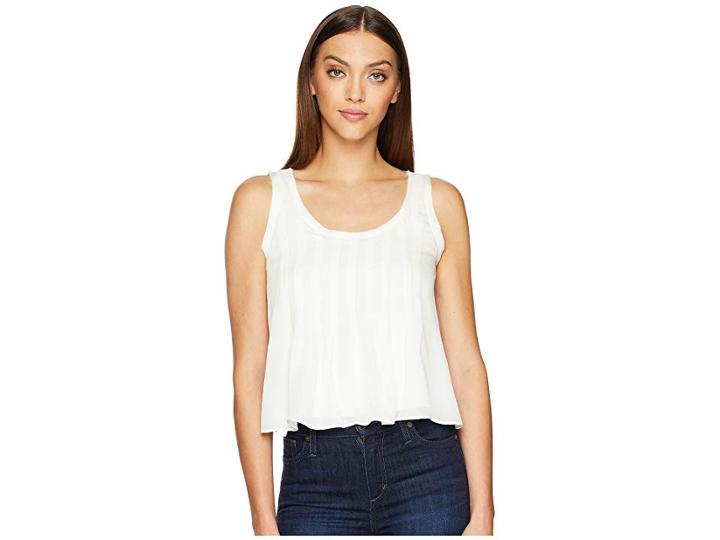 Nicole Miller Skylar Tank Top (ivory) Women's Clothing