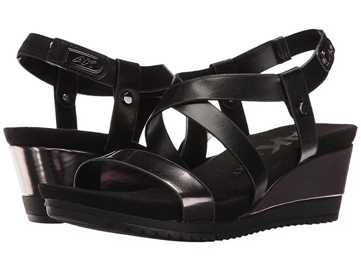 Anne Klein Shanni (black/pewter Synthetic) Women's Shoes
