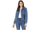 Bcbgeneration Patch Pocket Oversized Denim Jacket (medium Wash) Women's Clothing