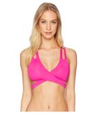 Becca By Rebecca Virtue Color Code Wrap Top (flamingo) Women's Swimwear