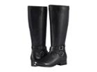 Trotters Liberty Wide Calf (black Soft Tumbled Leather) Women's Boots