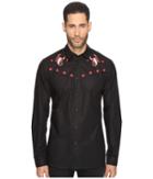 Just Cavalli Western Shirt (black) Men's Clothing