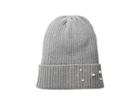 Collection Xiix Pearls And Stones Sleek Beanie (grey Heather) Beanies