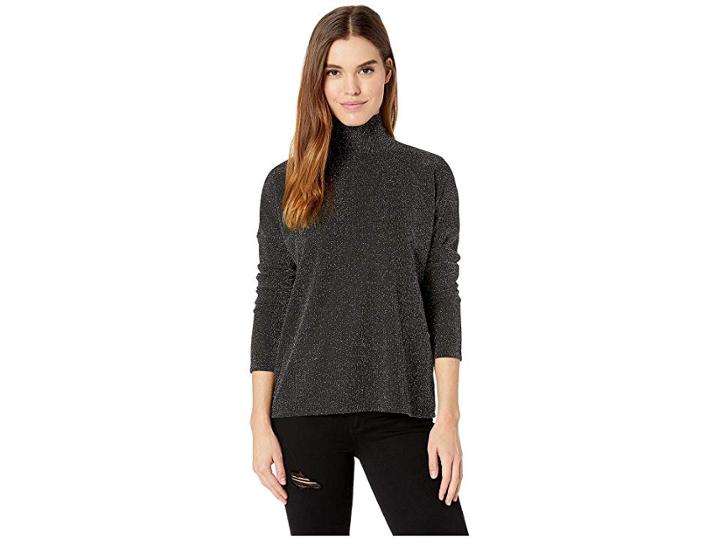 Paige Darby Top (metallic Black) Women's Clothing