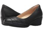 Hush Puppies Jalaina Odell (black Leather) Women's Flat Shoes
