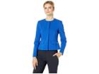 Calvin Klein Peplum Cotton Jacket (regatta) Women's Clothing