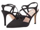 Nina Cianna (black Mini Matte Faille) Women's 1-2 Inch Heel Shoes