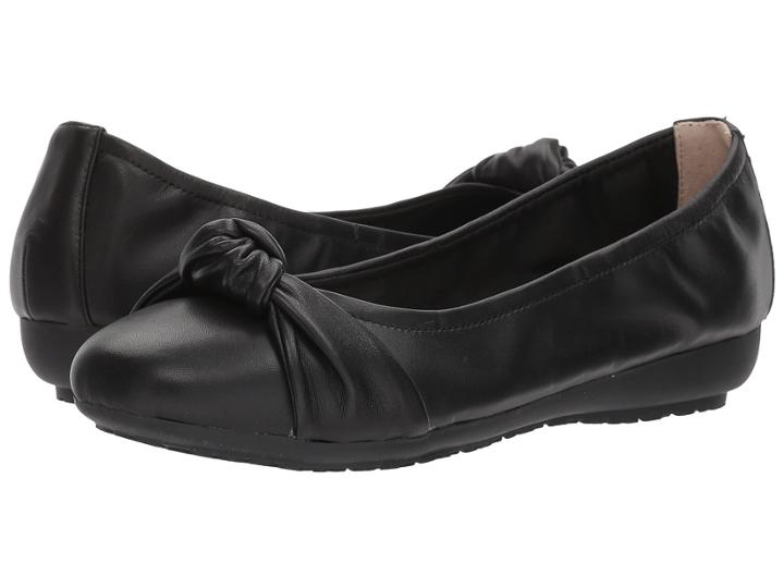 Me Too Jaci (black Nappa) Women's Flat Shoes