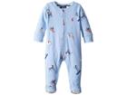 Joules Kids All Over Printed Footie (infant) (sky Blue Ski Pups) Boy's Jumpsuit & Rompers One Piece