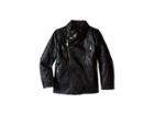 Urban Republic Kids Faux Leather Moto Jacket (little Kids) (black) Boy's Coat
