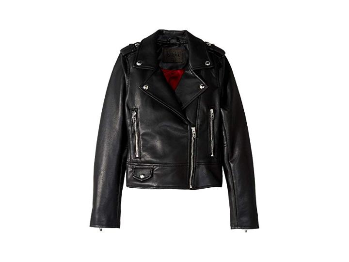 Blank Nyc Kids Vegan Leather Moto Jacket (big Kids) (it Takes Two) Girl's Coat