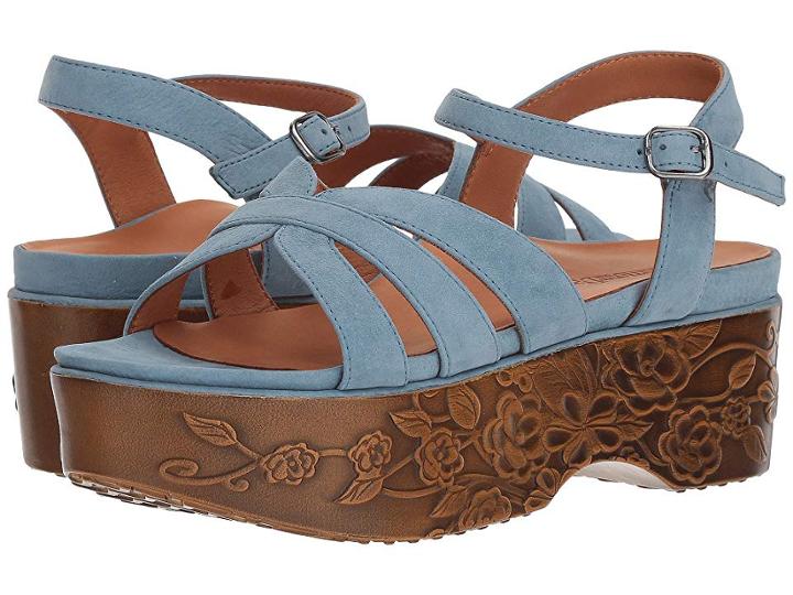L'amour Des Pieds Gillon (light Indigo Nubuck) Women's Sandals