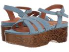 L'amour Des Pieds Gillon (light Indigo Nubuck) Women's Sandals