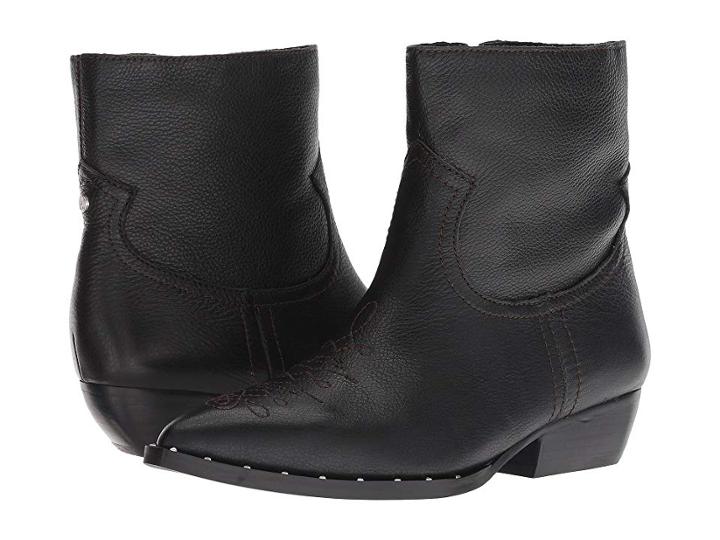 Sam Edelman Ava (black Tumbled Granada Leather) Women's Shoes