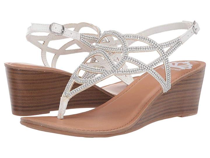 Fergalicious Courtesy (white 2) Women's Wedge Shoes