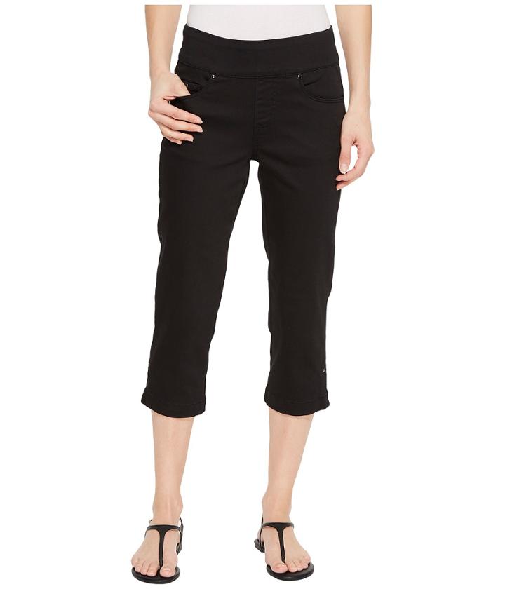 Fdj French Dressing Jeans D-lux Denim Pull-on Capris In Ebony (ebony) Women's Jeans
