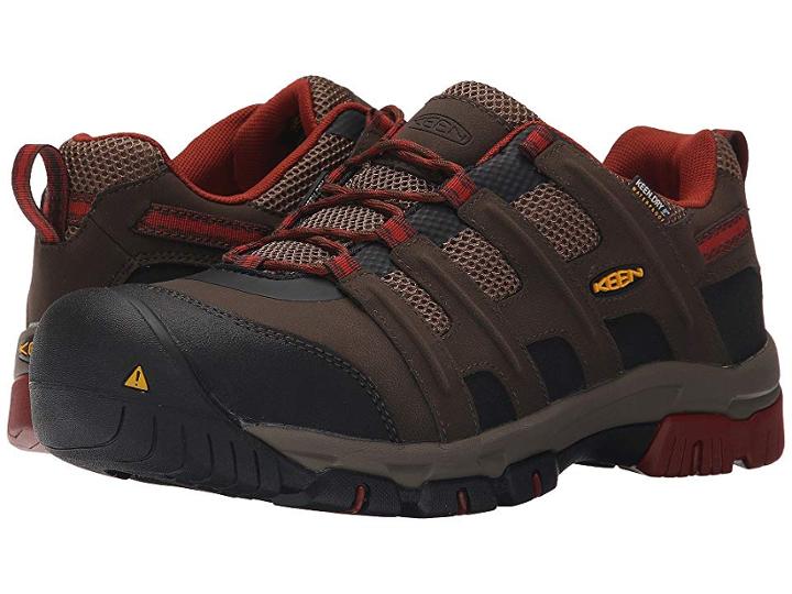 Keen Utility Omaha Low Waterproof (cascade Brown/burnt Henna) Men's Industrial Shoes