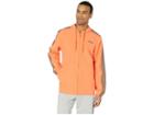 Adidas Essentials 3-stripe Woven Hoodie (true Orange) Men's Coat