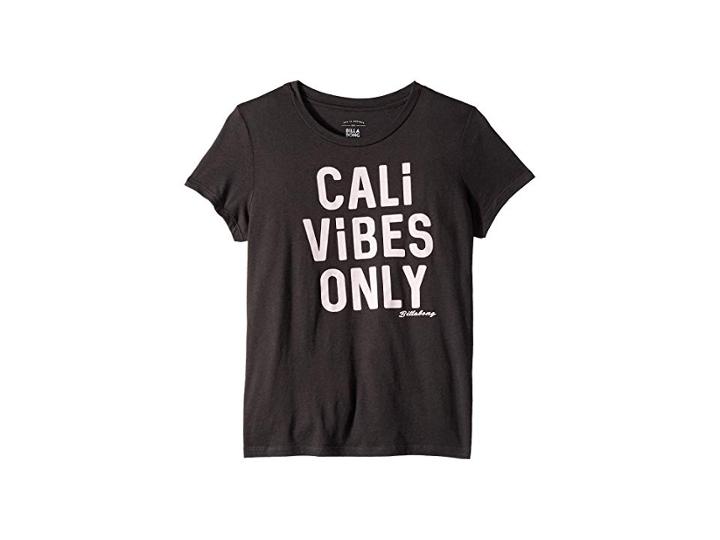Billabong Kids Vibes Tee (little Kids/bigs) (off-black) Girl's T Shirt