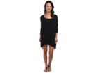 Body Glove Brynn 3/4 Sleeve Tunic Cover-up (black) Women's Dress