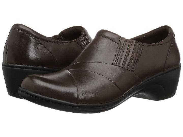 Clarks Channing Essa (brown Leather) Women's Shoes