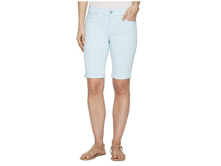 Levi's(r) Womens Bermuda Shorts (iced Aqua Twill) Women's Shorts