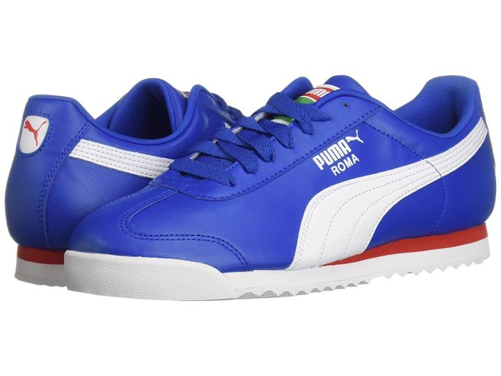 Puma Roma Basic (olympian Blue/puma White) Men's  Shoes
