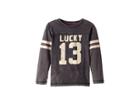Lucky Brand Kids Lucky 13 Football Shirt (little Kids/big Kids) (peacoat) Boy's T Shirt