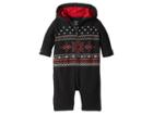 Ralph Lauren Baby Waffle-knit Cotton Coverall (infant) (black) Boy's Overalls One Piece