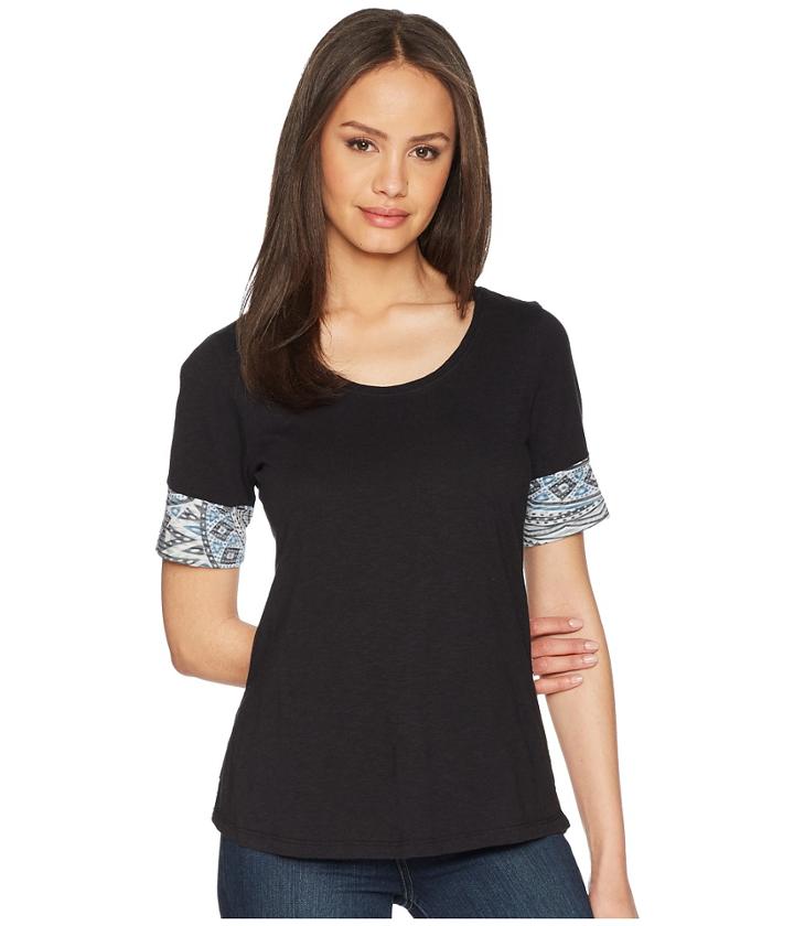 Aventura Clothing Element Short Sleeve Top (black) Women's Clothing