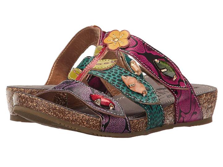 L'artiste By Spring Step Aghna (purple Multi) Women's Shoes