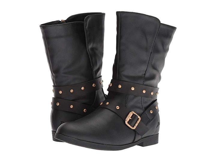 Blowfish Kids Stubbs-k (little Kid/big Kid) (black Eastwood Pu) Girls Shoes