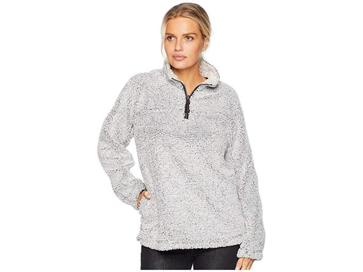 Dylan By True Grit Fresh Air Fleece 1/4 Zip Pullover (black) Women's Clothing