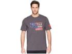 Under Armour Ua Freedom Protect This House Tee 2.0 (charcoal Medium Heather/red) Men's T Shirt