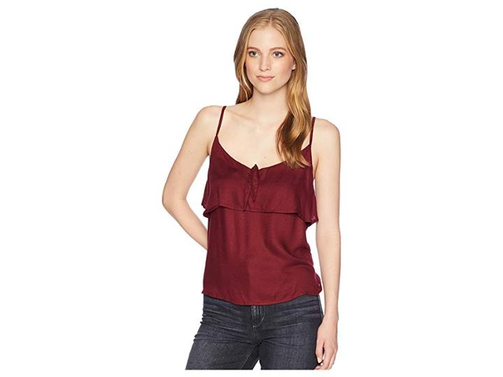Roxy Building View Strappy Top (tawny Port) Women's Sleeveless