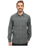 Mountain Hardwear Frequenter Stripe Long Sleeve Shirt (forest) Men's Long Sleeve Button Up