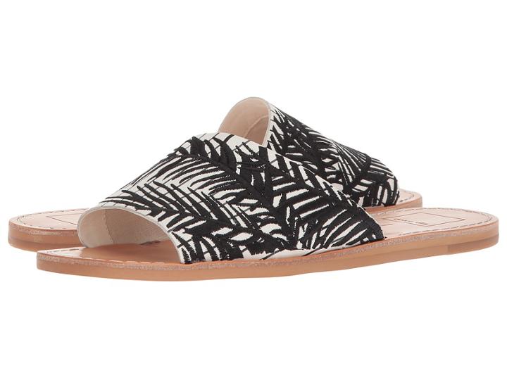 Dolce Vita Cato (white/black Embroidery) Women's Shoes