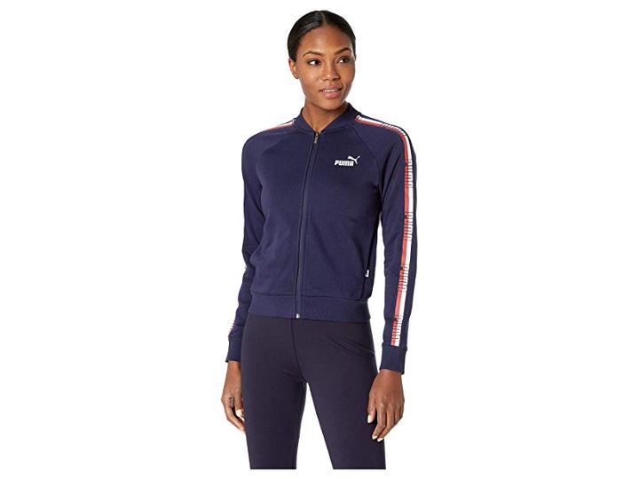 Puma Tape Fz Jacket Tr (peacoat) Women's Coat