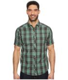 Under Armour Hitch Short Sleeve Woven (aegean Green) Men's Clothing