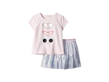 Kate Spade New York Kids Sunglasses Skirt Set (infant) (sonata Pink) Girl's Active Sets