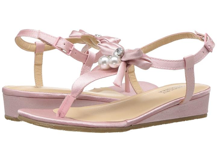 Badgley Mischka Kids Talia Pearl Bow (little Kid/big Kid) (light Pink) Girls Shoes