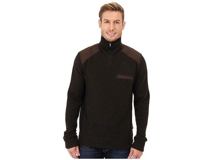 Fjallraven Koster Sweater (dark Olive) Men's Sweater