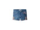 Levi's(r) Kids Embroidered Shorty Shorts (little Kids) (clean Blue) Girl's Shorts