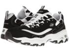 Skechers D'lites (black/white) Men's Lace Up Casual Shoes