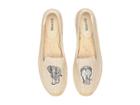 Soludos Elephant Embroidered Smoking Slipper (sand) Women's Slippers
